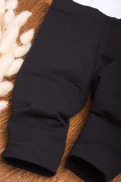 Czarne Legginsy