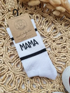 Damskie skarpetki z napisem Mama