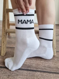 Damskie skarpetki z napisem Mama