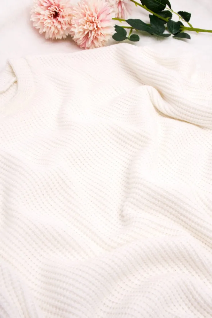 Damski sweter ecru
