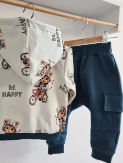Dres chłopięcy kotek na rowerze