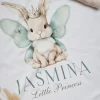 Kocyk dla niemowląt króliczek little princess