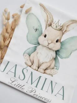 Kocyk dla niemowląt króliczek little princess