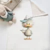 Kocyk dla niemowląt z nadrukiem kaczuszki