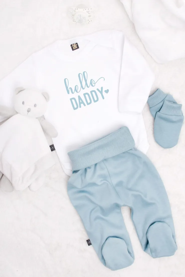 Komplet body hello daddy + półśpiochy lub spodnie