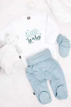 Komplet body little baby + półśpiochy lub spodnie