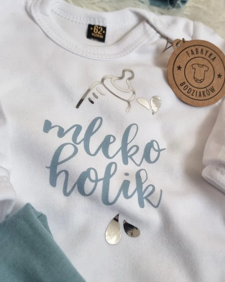 Komplet body mlekoholik + półśpiochy lub spodnie