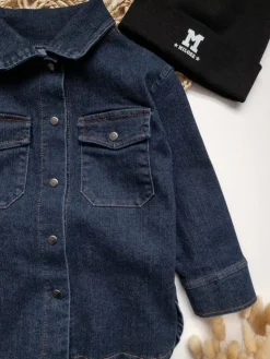 Komplet dla chłopca koszula i spodnie jeans