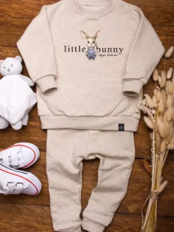 Komplet dla chłopca little bunny (bluza + spodnie)