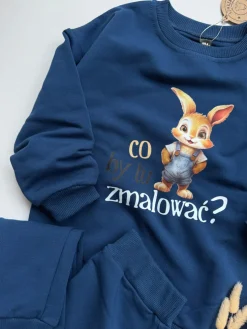 Komplet dla dziecka co by tu zmalować (bluza + spodnie)