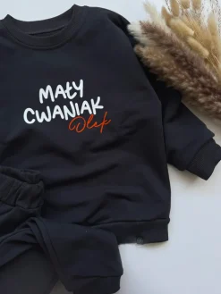 Komplet dla dziecka mały cwaniak (bluza + spodnie)