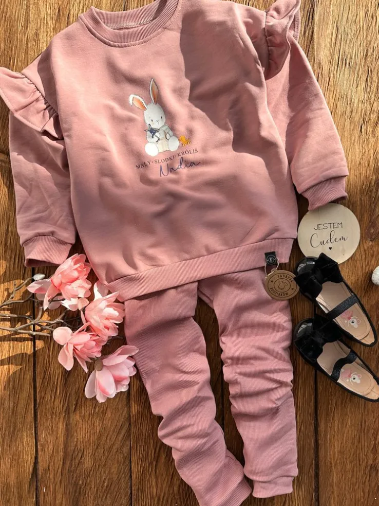 Komplet dla dziecka mały słodki króliś