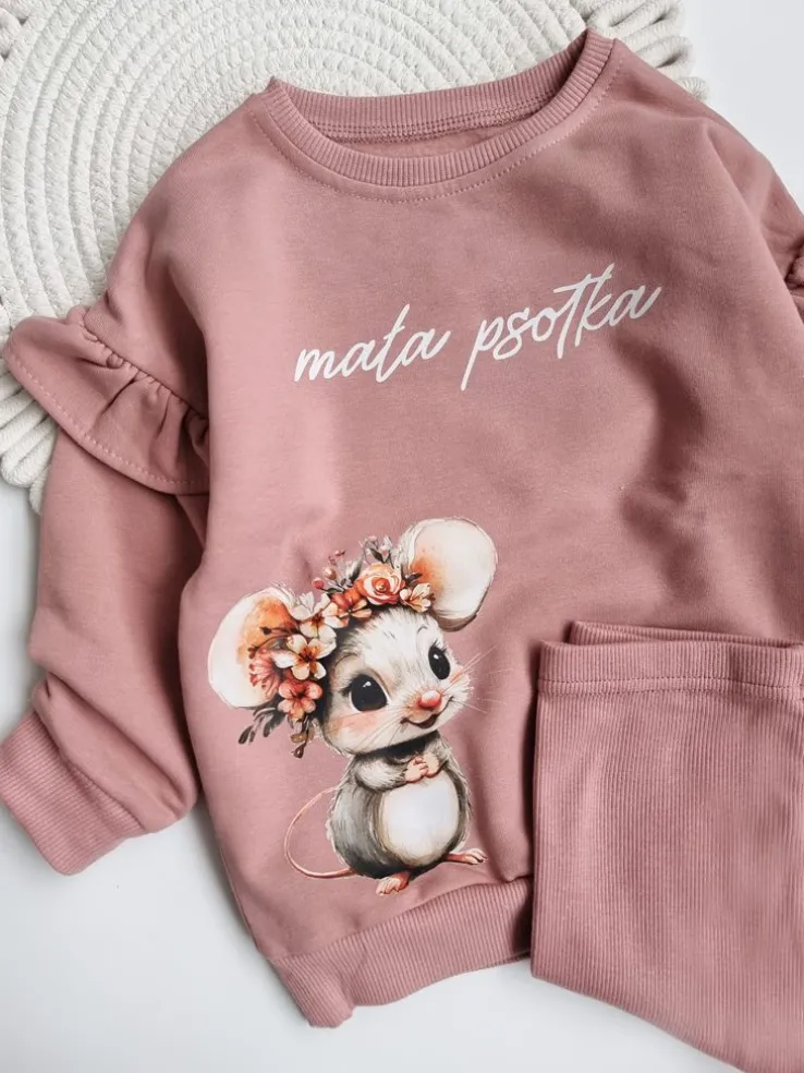 Komplet dla dziecka myszka mała psotka