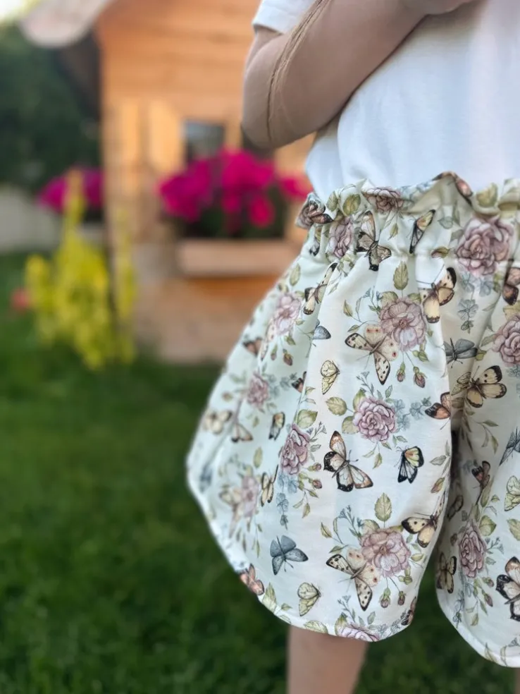 Komplet dla dziewczynki ogród motyli 4el.