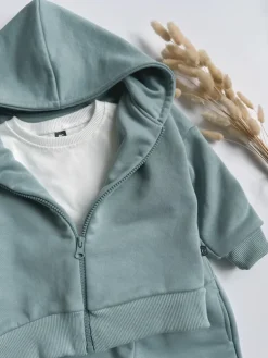 Komplet dresowy dla dziecka niebieski (bluza + spodnie)