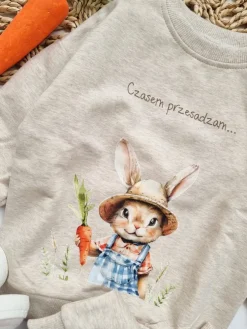 Komplet dresowy królik ogrodnik Czasem przesadzam…