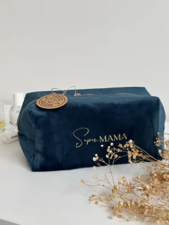 Kosmetyczka z nadrukiem Super Mama/Super Babcia