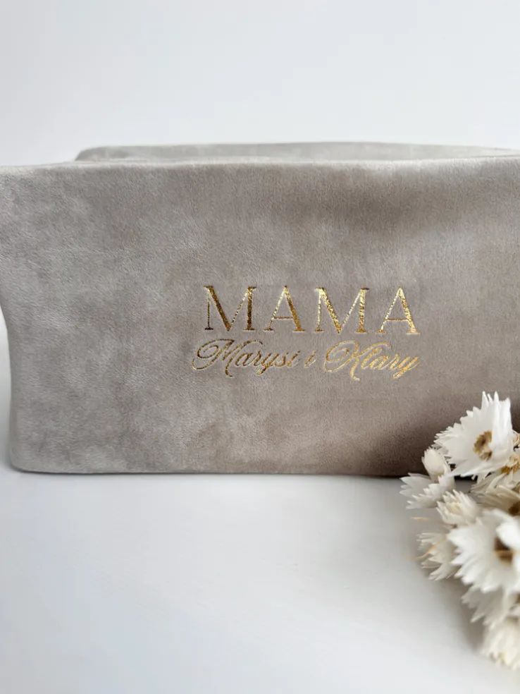 Kosmetyczka z personalizowanym nadrukiem dla mamy/babci