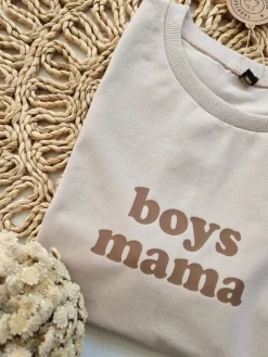 Koszulka damska z nadrukiem boys/girls mama