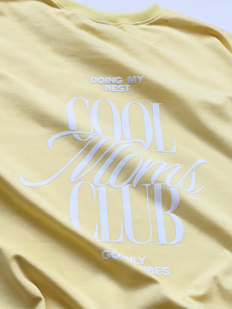 Koszulka damska z nadrukiem cool moms club