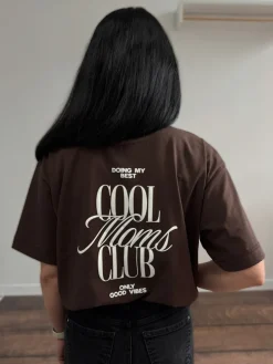 Koszulka damska z nadrukiem cool moms club
