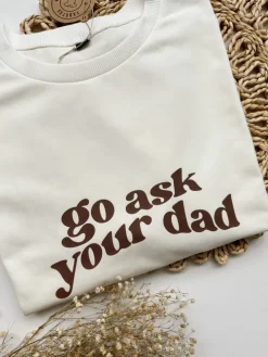 Koszulka damska z nadrukiem go ask your dad