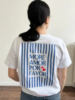 Koszulka damska z nadrukiem more amor por favor