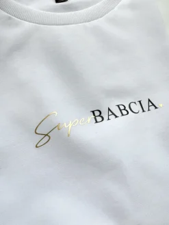 Koszulka damska z nadrukiem Super Babcia