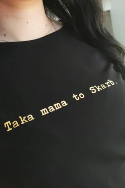 Koszulka damska z nadrukiem taka mama to skarb