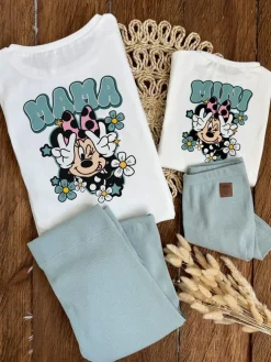 Koszulka dla mamy z nadrukiem myszki Minnie