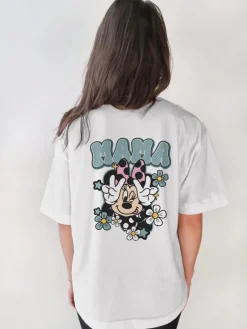 Koszulka dla mamy z nadrukiem myszki Minnie