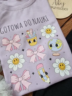 Koszulka dziecięca gotowa do nauki