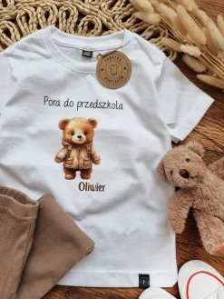 Koszulka dziecięca misio w płaszczu przedszkolak