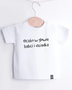 Koszulka dziecięca oczko w głowie babci i dziadka