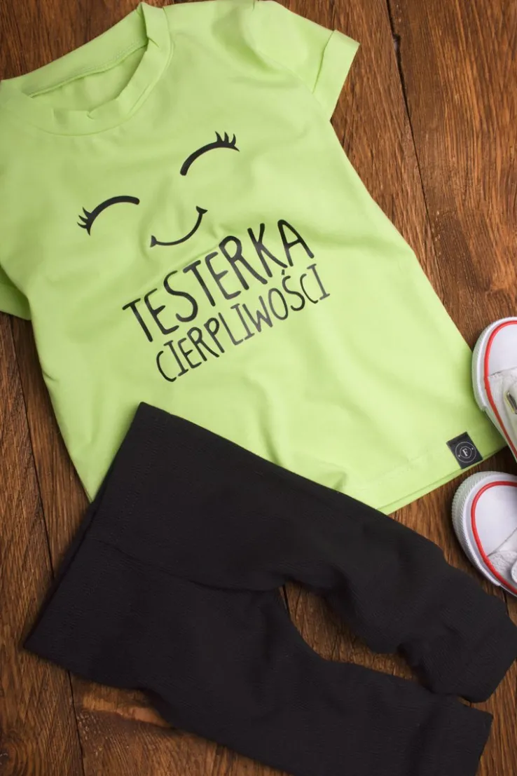 Koszulka dziecięca z nadrukiem Tester/ka cierpliwości