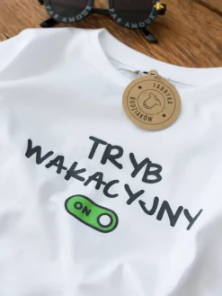 Koszulka dziecięca z nadrukiem tryb wakacyjny