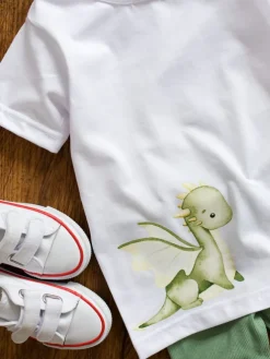 Koszulka dziecięca z nadrukiem smoka