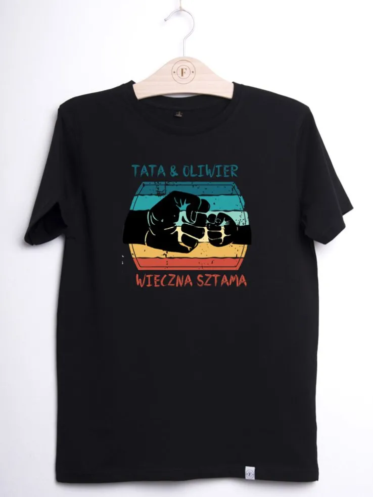 Koszulka męska “wieczna sztama” + imię dziecka
