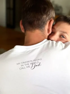 Koszulka męska z nadrukiem the best dad est.