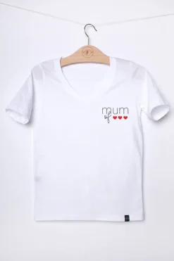 Koszulka z dekoltem w serek dla mamy