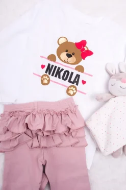 Koszulka z misiem i imieniem