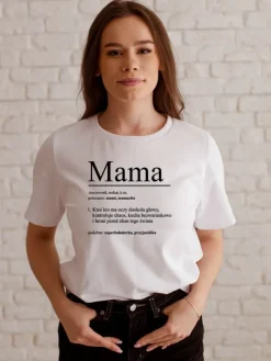 Koszulka z nadrukiem dla mamy-definicja