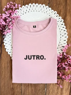 Koszulka z napisem JUTRO.