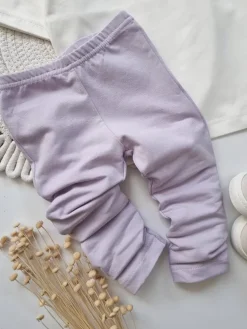 Legginsy liliowe