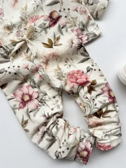 Legginsy niemowlęce kwiaty vintage