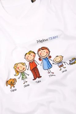 Męska koszulka z nadrukiem Twojego teamu