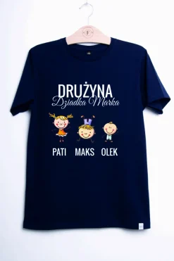 Męska koszulka z nadrukiem Twojego teamu