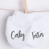 Niedrapki niemowlęce z nadrukiem cały tata