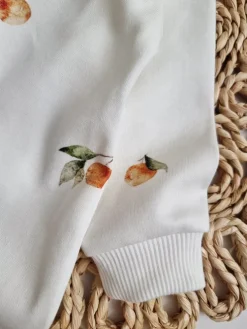 Pajac niemowlęcy bez stópek Sycylijska pomarańcza