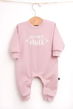 Pajac niemowlęcy but first milk